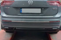 Volkswagen Tiguan 2016-2023 Heckschutz AK001-2 Schwarz (Edelstahl) Foto 4