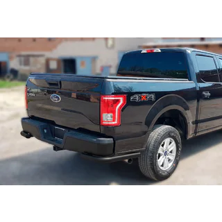 Hintere Eckschutzrohre AK003 Schwarz (2 Stk., Edelstahl) Ford F-150 2014-2021 Foto 2