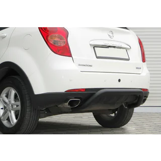 Hinterer Überrollbügel AK006 Schwarz (Edelstahl) SsangYong Action 2005-2018 Foto 2