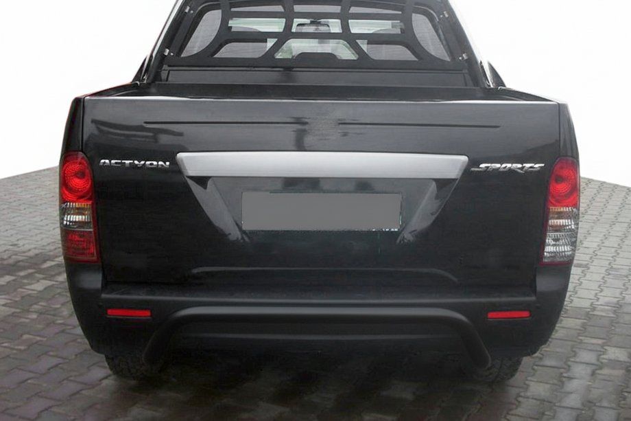 SsangYong Action 2005-2018 Hinterer Überrollbügel AK006 Schwarz (Edelstahl) Image