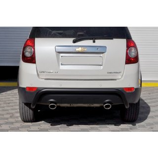 Heckbügel AK007 Schwarz (Edelstahl) Chevrolet Captiva 2006-2019 Foto 2