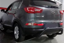 Kia Sportage 2010-2015 Heckbügel AK007 Schwarz (Edelstahl) Foto 1