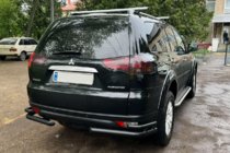Mitsubishi Pajero Sport 2008-2015 Hinterer Schutzbügel AK003-Double Black (2 Stk., Edelstahl) Foto 1