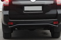 Toyota Land Cruiser Prado 150 2009-2023 Heckbügel AK008 Schwarz (Edelstahl) Foto 2