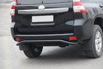 Toyota Land Cruiser Prado 150 2009-2023 Heckbügel AK008 Schwarz (Edelstahl) Foto 3