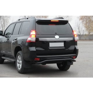 Heckbügel AK008 Schwarz (Edelstahl) Toyota Land Cruiser Prado 150 2009-2023 Foto 1