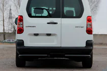 Citroen Berlingo 2008-2018 Hintere Eckschutzrohre AK003 Schwarz (Edelstahl) Foto 1