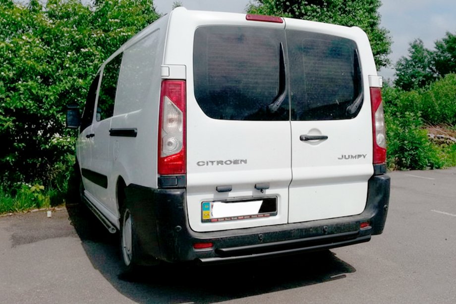 Citroen Jumpy 2007–2017 Heckbügel Double Black (Edelstahl) Image