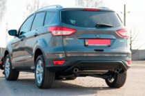 Ford Kuga/Escape 2013-2019 Heckbügel AK007 Schwarz (Edelstahl) Foto 6