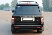 Range Rover III L322 2002-2012 Hinterer Doppelrohrbügel AK002 Schwarz (Edelstahl) Foto 2