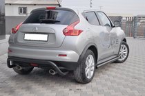 Nissan Juke 2010-2019 Heckbügel AK007 Schwarz (Edelstahl) Foto 5