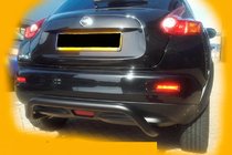 Nissan Juke 2010-2019 Heckbügel AK007 Schwarz (Edelstahl) Foto 9