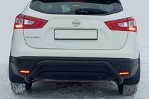 Nissan Qashqai 2014-2021 Heckbügel AK007-1 Schwarz (Edelstahl) Foto 2