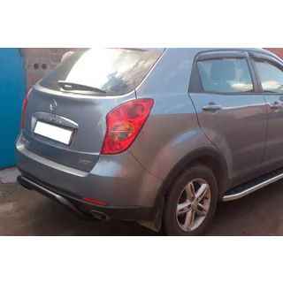 Heckbügel AK007 Schwarz (Edelstahl) SsangYong Korando 2010-2019 Foto 4