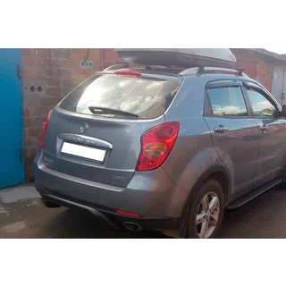 Heckbügel AK007 Schwarz (Edelstahl) SsangYong Korando 2010-2019 Foto 2