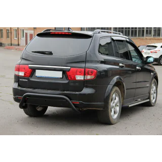 Heckbügel AK007 Schwarz (Edelstahl) SsangYong Kyron 2005-2014 Foto 1