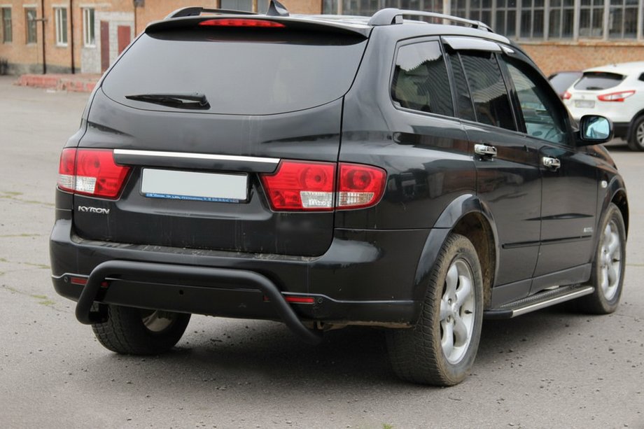 SsangYong Kyron 2005-2014 Heckbügel AK007 Schwarz (Edelstahl) Image