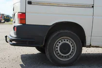 Volkswagen T4 Transporter 1990-2003 Doppelte hintere Eckschutzrohre AK003-Double Black (2 Stk., Edelstahl) Foto 4