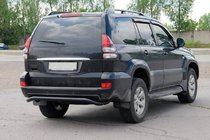 Toyota Land Cruiser Prado 120 2002-2009 Heckschutz AK008 Schwarz Foto 1