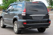 Toyota Land Cruiser Prado 120 2002-2009 Heckschutz AK008 Schwarz Foto 5