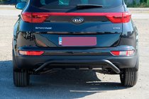 Kia Sportage 2015-2021 Heckschutz AK007 Schwarz (Edelstahl) Foto 2