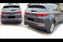 Kia Sportage 2015-2021 Heckschutz AK007 Schwarz (Edelstahl) Foto 4