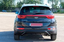 Kia Sportage 2015-2021 Heckschutz AK007 Schwarz (Edelstahl) Foto 3
