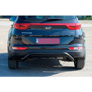 Heckschutz AK007 Schwarz (Edelstahl) Kia Sportage 2015-2021 Foto 2