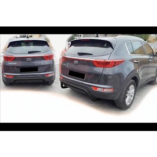 Heckschutz AK007 Schwarz (Edelstahl) Kia Sportage 2015-2021 Foto 4