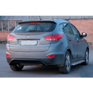 Heckschutz AK007 Schwarz (Edelstahl) Hyundai IX-35 2010-2015 Foto 2
