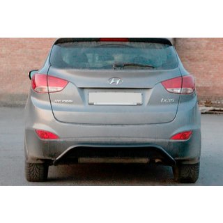 Heckschutz AK007 Schwarz (Edelstahl) Hyundai IX-35 2010-2015 Foto 1