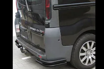 Nissan Primastar 2002-2014 Hintere Eckschutzrohre AK003-Doppel Black (Edelstahl) Foto 3