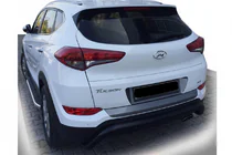 Hyundai Tucson TL 2016-2021 Heckbügel AK007 Schwarz (Edelstahl) Foto 1