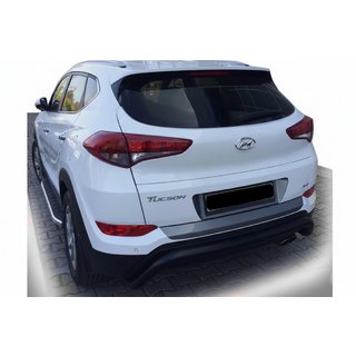 Heckbügel AK007 Schwarz (Edelstahl) Hyundai Tucson TL 2016-2021