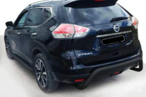 Nissan X-trail T32/Rogue 2014-2021 Heckschutz AK007 Schwarz (Edelstahl) Foto 1