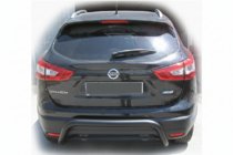 Nissan Qashqai 2014-2021 Heckbügel AK007-2 Schwarz (Edelstahl) Foto 1