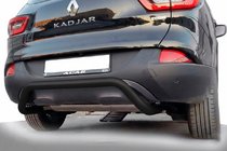 Renault Kadjar 2015-2022 Heckschutz AK007 Schwarz (Edelstahl) Foto 1