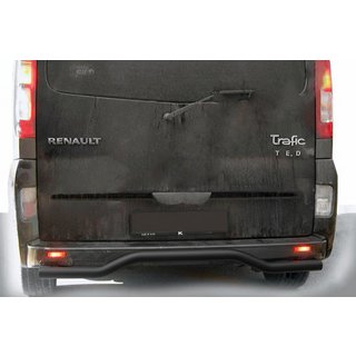 Heckschutz AK006 Schwarz (Edelstahl) Opel Vivaro 2001–2015 Foto 2