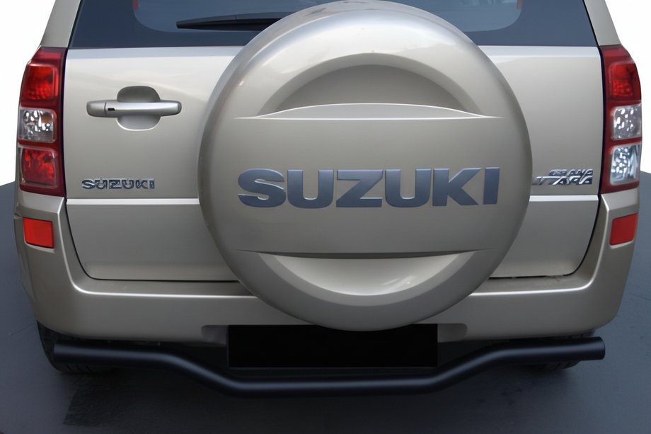 Suzuki Grand Vitara 2005-2017 Heckschutz AK005-1 Schwarz (Edelstahl) Image