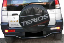 Daihatsu Terios 2003-2005 Heckbügel AK007 Schwarz (Edelstahl) Foto 1