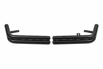 Toyota Land Cruiser Prado 120 2002-2009 Hintere Doppelrohre AK003-2 Schwarz (2 Stk., Edelstahl) Foto 5
