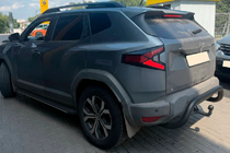 Dacia Duster 2024- Heckschutz AK007 Schwarz (Edelstahl) Foto 2