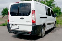 Fiat Scudo 2007-2015 Hinterer Doppelrohrbügel AK002 Schwarz (Edelstahl) Foto 2