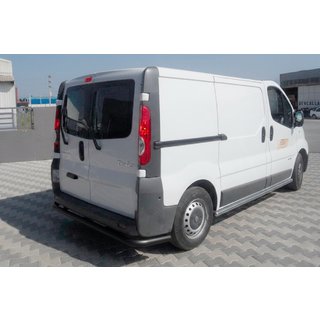 Heckschutz AK005 Schwarz (Edelstahl) Opel Vivaro 2001–2015 Foto 1