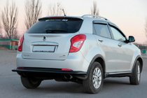 SsangYong Korando 2010-2019 Heckbügel AK005 Schwarz (Edelstahl) Foto 3