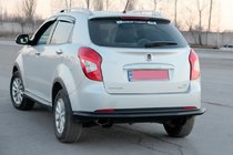 SsangYong Korando 2010-2019 Heckbügel AK005 Schwarz (Edelstahl) Foto 1