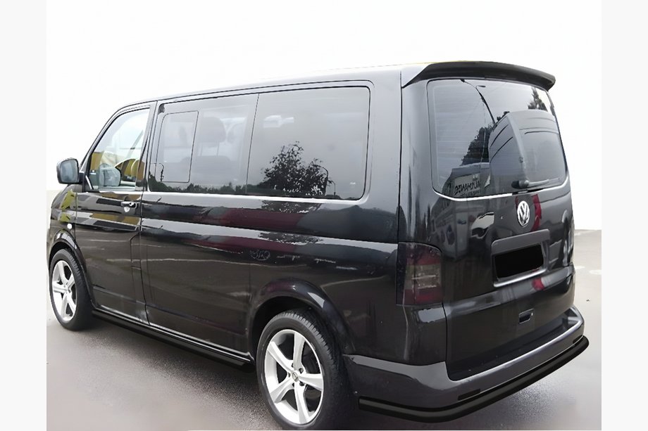 Volkswagen T5 Multivan 2003–2010 Hinterer Eckschutzbügel AK005 Schwarz (Edelstahl) Image