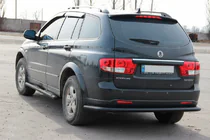 SsangYong Kyron 2005-2014 Heckbügel AK005 Schwarz (Edelstahl) Foto 1