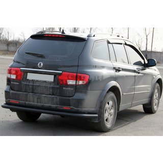 Heckbügel AK005 Schwarz (Edelstahl) SsangYong Kyron 2005-2014 Foto 3