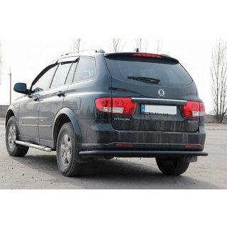 Heckbügel AK005 Schwarz (Edelstahl) SsangYong Kyron 2005-2014 Foto 2